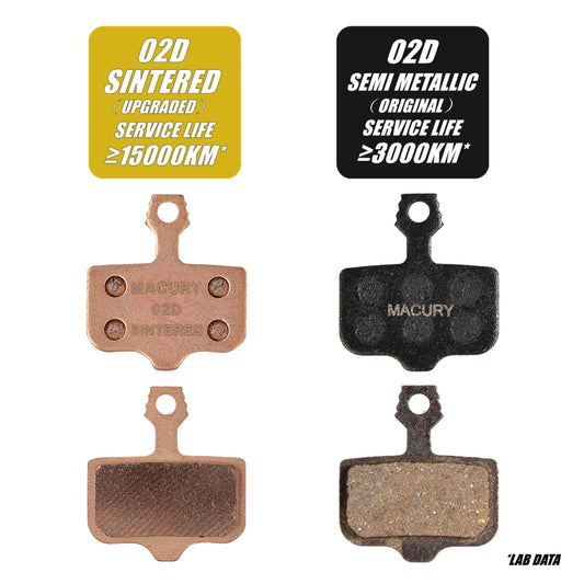 02D Sintered Disc Brake Pad for NUTT ZOOM XOD JAK SHIMANO Caliper for ZERO VSETT DUALTRON KAABO KUGOO TEVERUN Electric Scooter