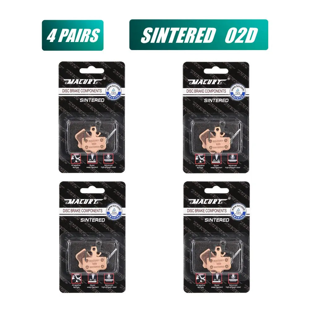 02D Sintered Disc Brake Pad for NUTT ZOOM XOD JAK SHIMANO Caliper for ZERO VSETT DUALTRON KAABO KUGOO TEVERUN Electric Scooter