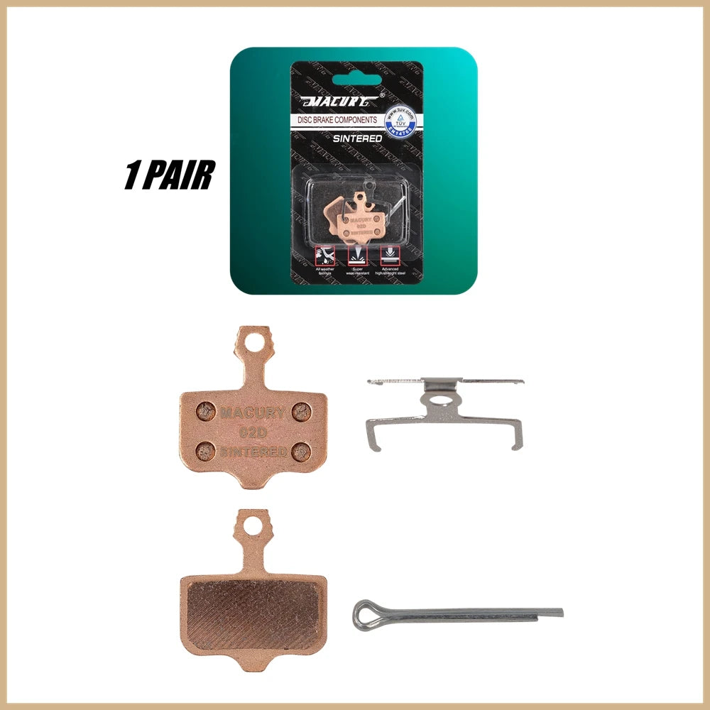 02D Sintered Disc Brake Pad for NUTT ZOOM XOD JAK SHIMANO Caliper for ZERO VSETT DUALTRON KAABO KUGOO TEVERUN Electric Scooter