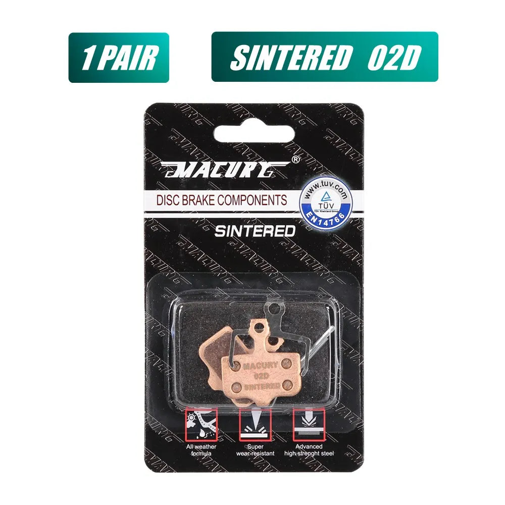 02D Sintered Disc Brake Pad for NUTT ZOOM XOD JAK SHIMANO Caliper for ZERO VSETT DUALTRON KAABO KUGOO TEVERUN Electric Scooter