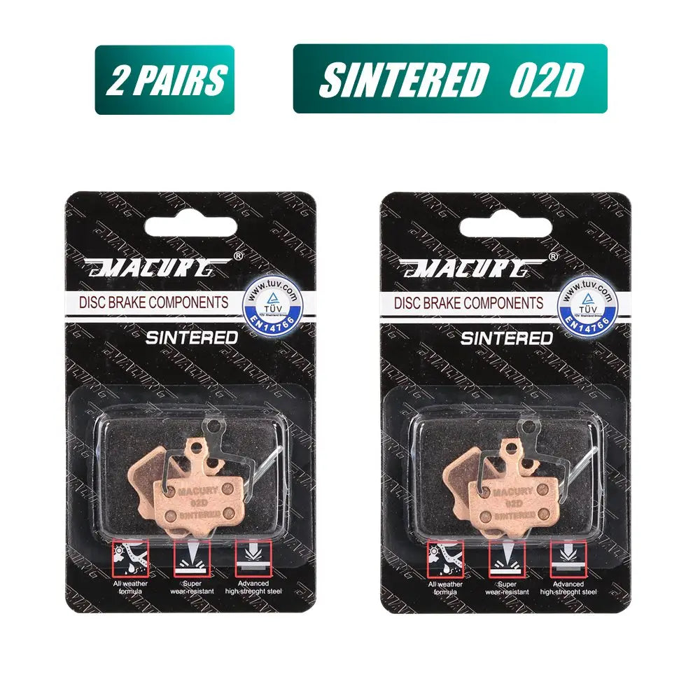 02D Sintered Disc Brake Pad for NUTT ZOOM XOD JAK SHIMANO Caliper for ZERO VSETT DUALTRON KAABO KUGOO TEVERUN Electric Scooter