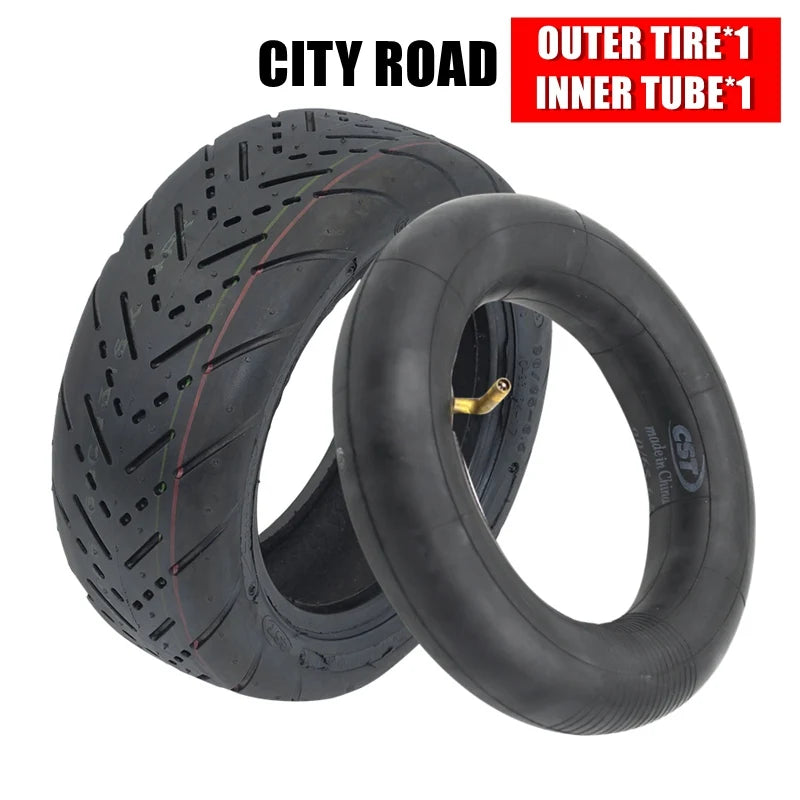 11 Inch CST Pneumatic Tire 90/65-6.5 & Inner Tube for Electric Scooter VSETT 11+ ZERO 11X Dualtron Ultra Kaabo Wolf Warrior Tyre
