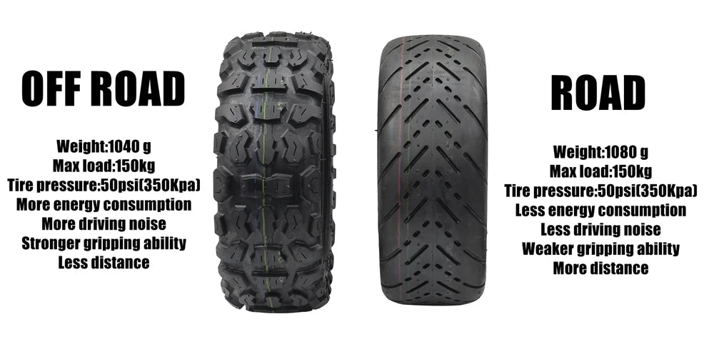 11 Inch CST Pneumatic Tire 90/65-6.5 & Inner Tube for Electric Scooter VSETT 11+ ZERO 11X Dualtron Ultra Kaabo Wolf Warrior Tyre