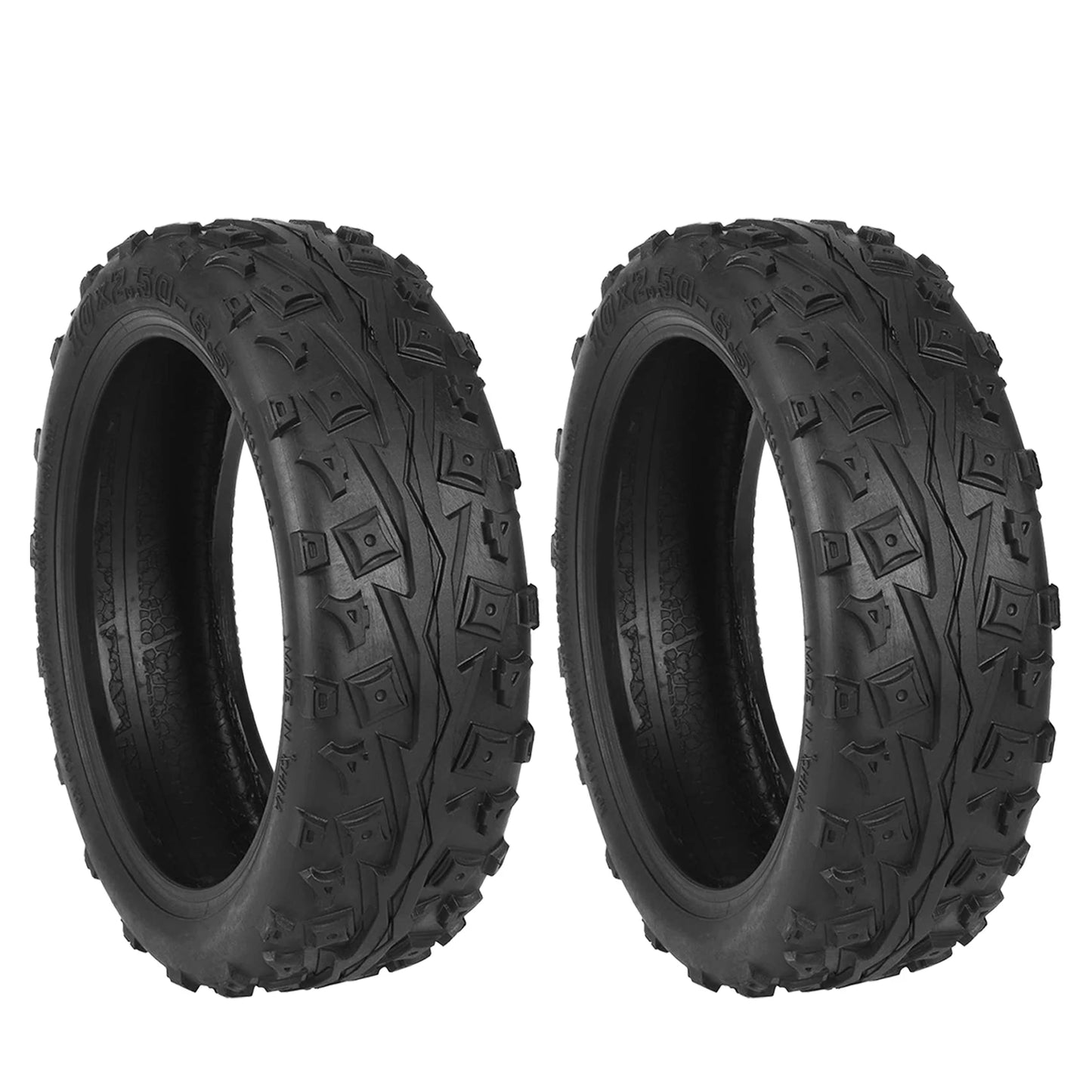 10 Inch 60/70-6.5 Tubeless Tire For Ninebot Max G30 Electric Scooter 10x2.50-6.5 Rubber Tire Off-road Tyre Replace Scooter Parts