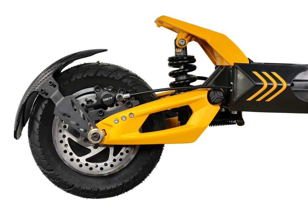 Universal Carbon-Fiber-Pattern Mudguard for VSETT 10+ MUKUTA 10 Plus ZERO 10X KAABO Mantis 10-Inch Electric Scooter Fender Wing