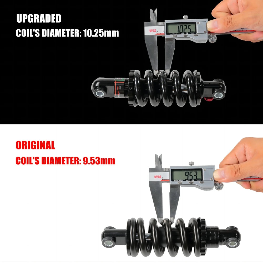 165mm 2000LBS Variable Damping Shock Absorber for Electric Scooter VSETT 10+ IO HAWK ZERO 10X KUGOO LX10+ NAMI TEVERUN Oil Coil