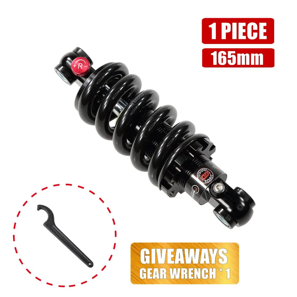 165mm 2000LBS Variable Damping Shock Absorber for Electric Scooter VSETT 10+ IO HAWK ZERO 10X KUGOO LX10+ NAMI TEVERUN Oil Coil