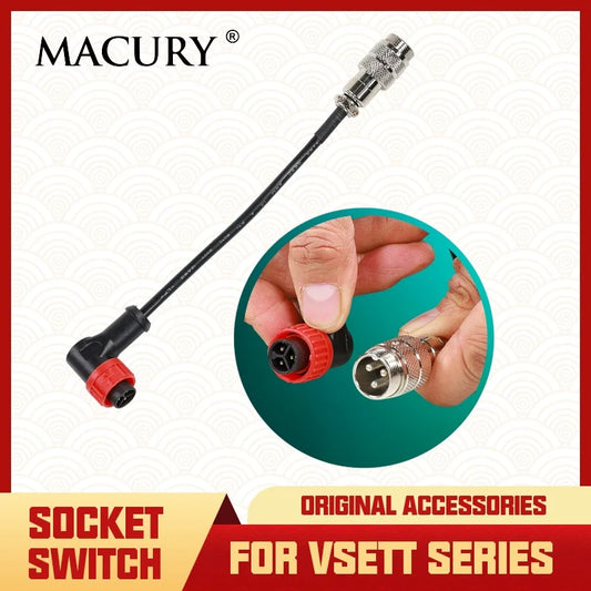 Charger Socket Adapter for VSETT 8 9 10 APEX Electric Scooter Charging Port Conversion Transfer Cable To Switch Old Plug To New
