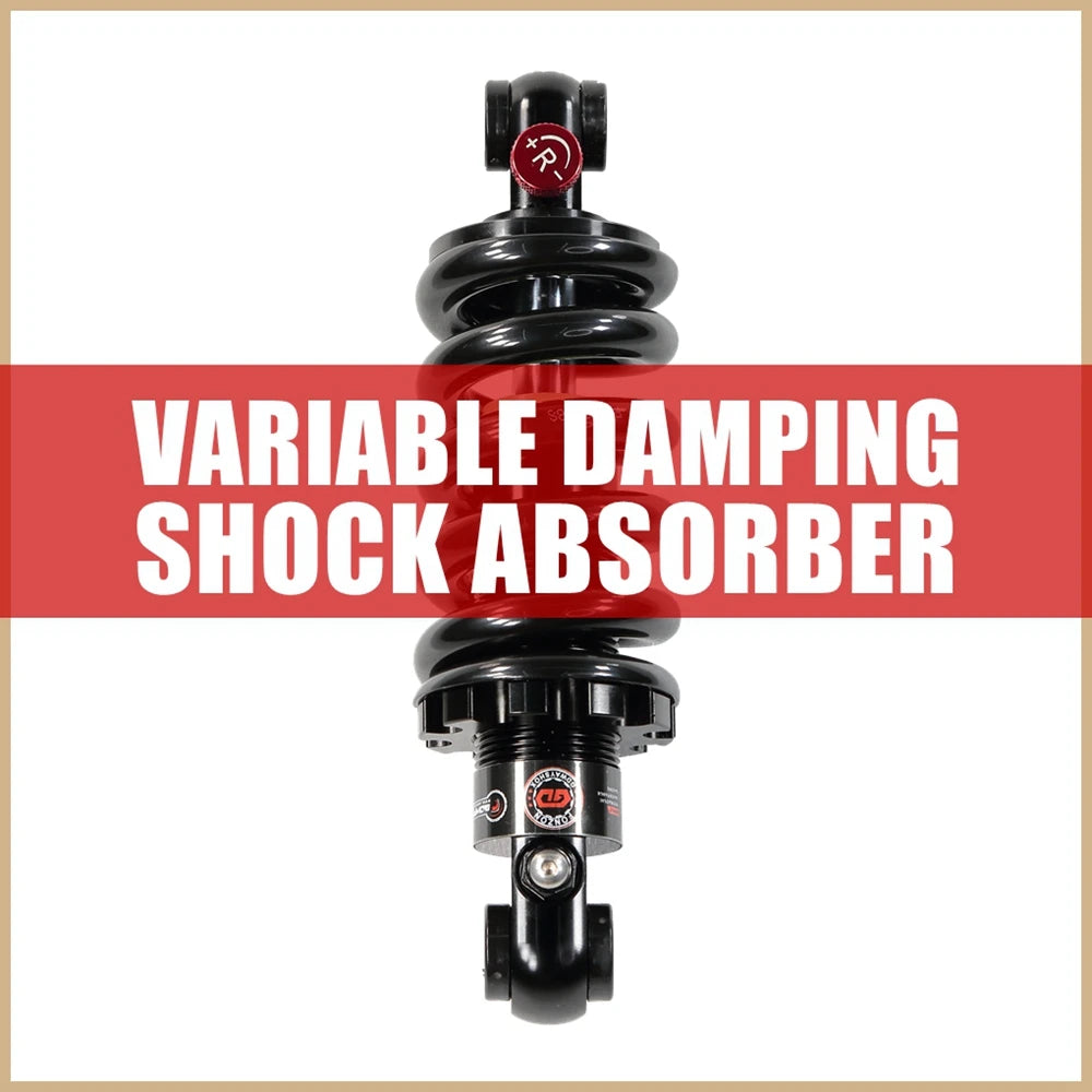 165mm 2000LBS Variable Damping Shock Absorber for Electric Scooter VSETT 10+ IO HAWK ZERO 10X KUGOO LX10+ NAMI TEVERUN Oil Coil
