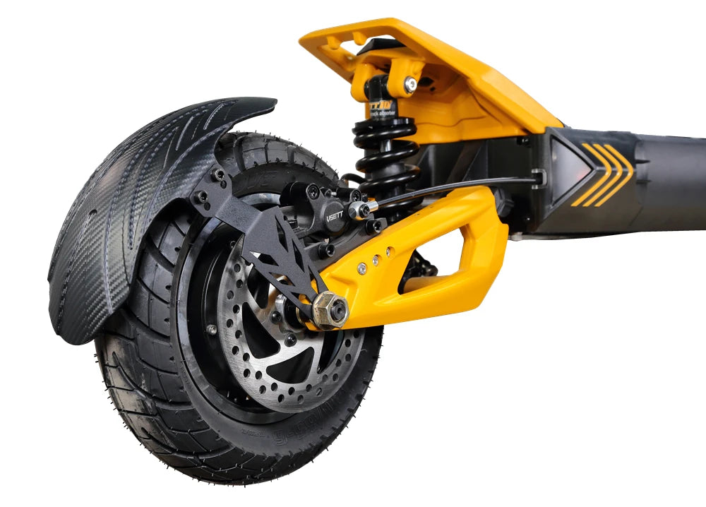 Universal Carbon-Fiber-Pattern Mudguard for VSETT 10+ MUKUTA 10 Plus ZERO 10X KAABO Mantis 10-Inch Electric Scooter Fender Wing