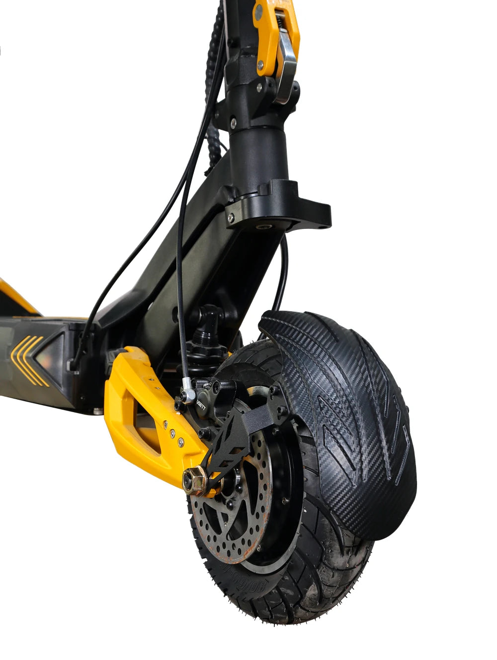 Universal Carbon-Fiber-Pattern Mudguard for VSETT 10+ MUKUTA 10 Plus ZERO 10X KAABO Mantis 10-Inch Electric Scooter Fender Wing