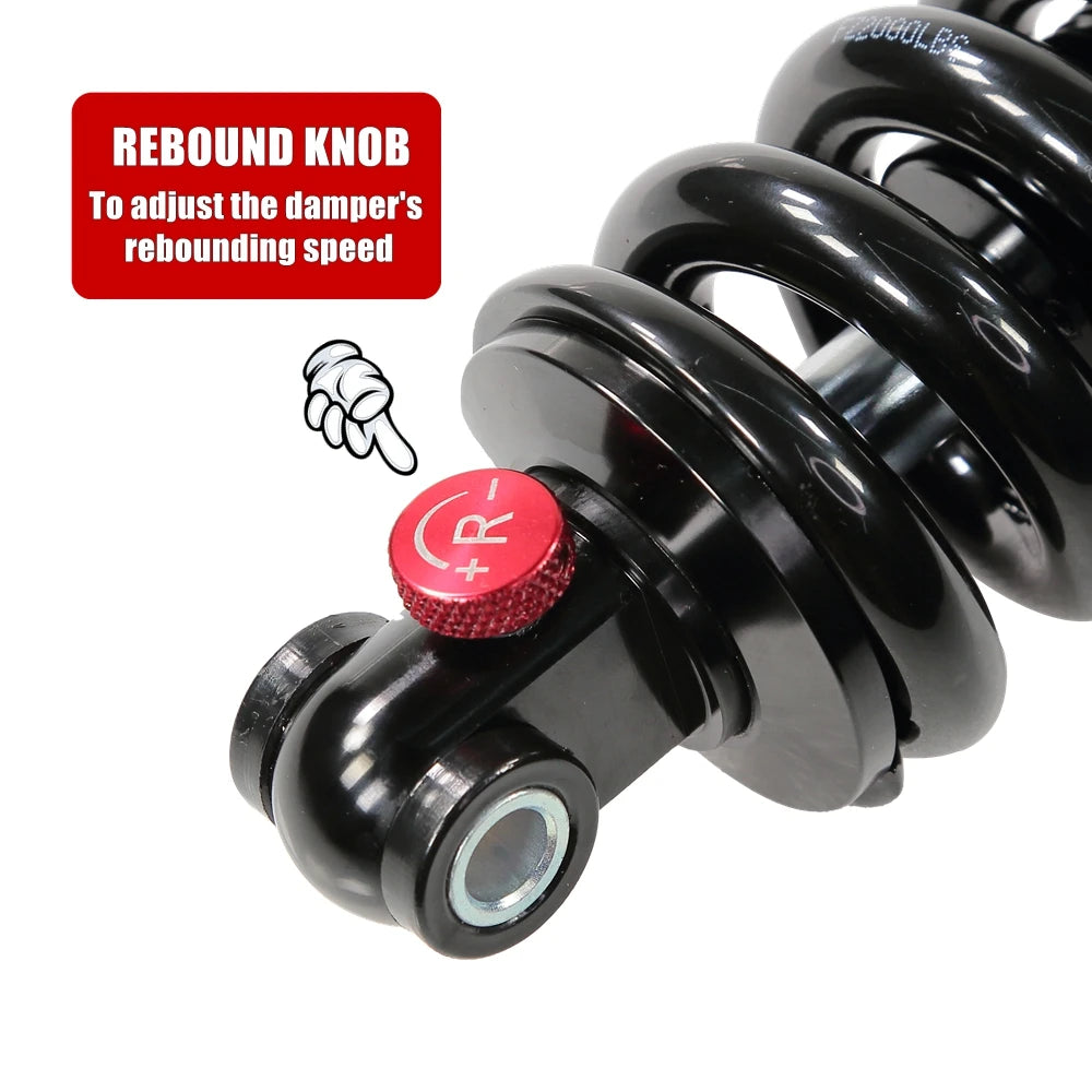 165mm 2000LBS Variable Damping Shock Absorber for Electric Scooter VSETT 10+ IO HAWK ZERO 10X KUGOO LX10+ NAMI TEVERUN Oil Coil