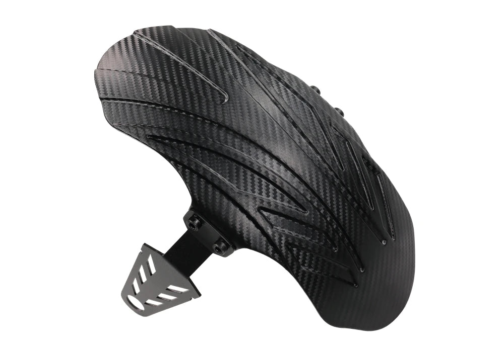 Universal Carbon-Fiber-Pattern Mudguard for VSETT 10+ MUKUTA 10 Plus ZERO 10X KAABO Mantis 10-Inch Electric Scooter Fender Wing