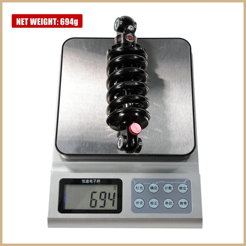 165mm 2000LBS Variable Damping Shock Absorber for Electric Scooter VSETT 10+ IO HAWK ZERO 10X KUGOO LX10+ NAMI TEVERUN Oil Coil