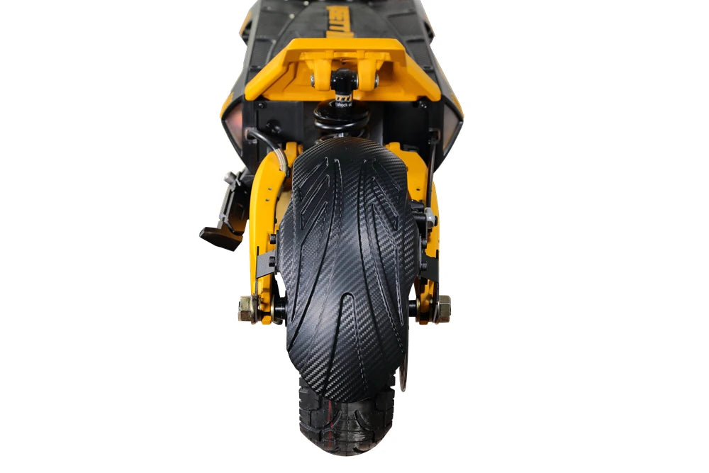 Universal Carbon-Fiber-Pattern Mudguard for VSETT 10+ MUKUTA 10 Plus ZERO 10X KAABO Mantis 10-Inch Electric Scooter Fender Wing