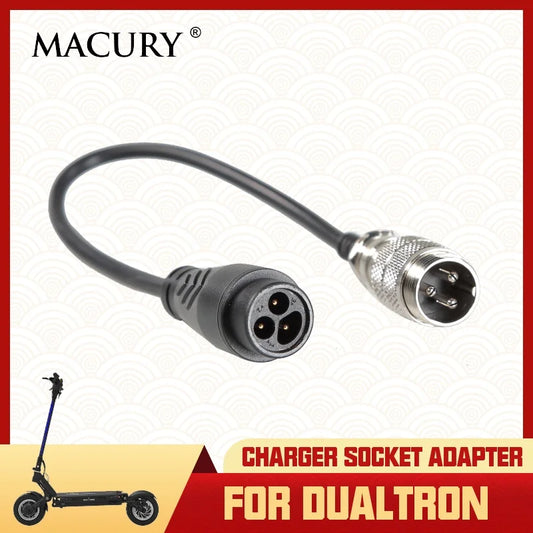 Charger Socket Adapter for Dualtron & TEVERUN Electric Scooter To Switch Old GX16 Plug To New M20 Plug MINIMOTORS Transfer Cable